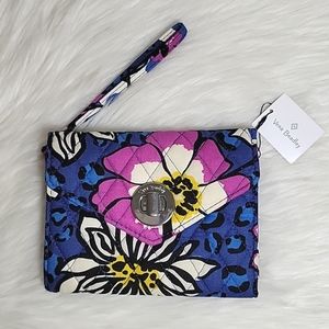 New, Vera Bradley Your Turn Smartphone wristlet African Violet floral